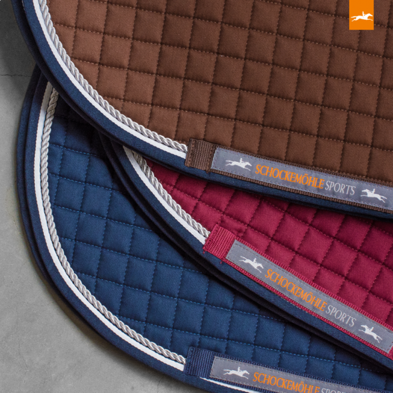 Schockemohle Neo Star GP/Jumping Saddle Pad - Merlot -1