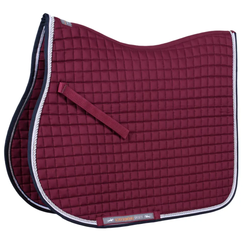 Schockemohle Neo Star GP/Jumping Saddle Pad - Merlot 