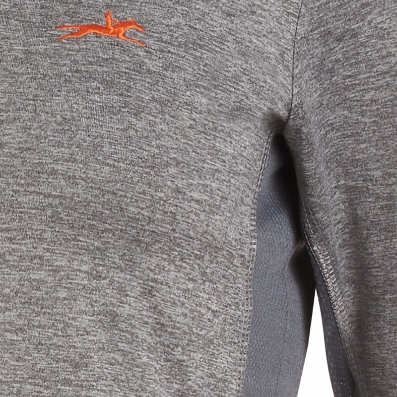 Schockemohle Page Ladies Functional Shirt - Grey Melange-1