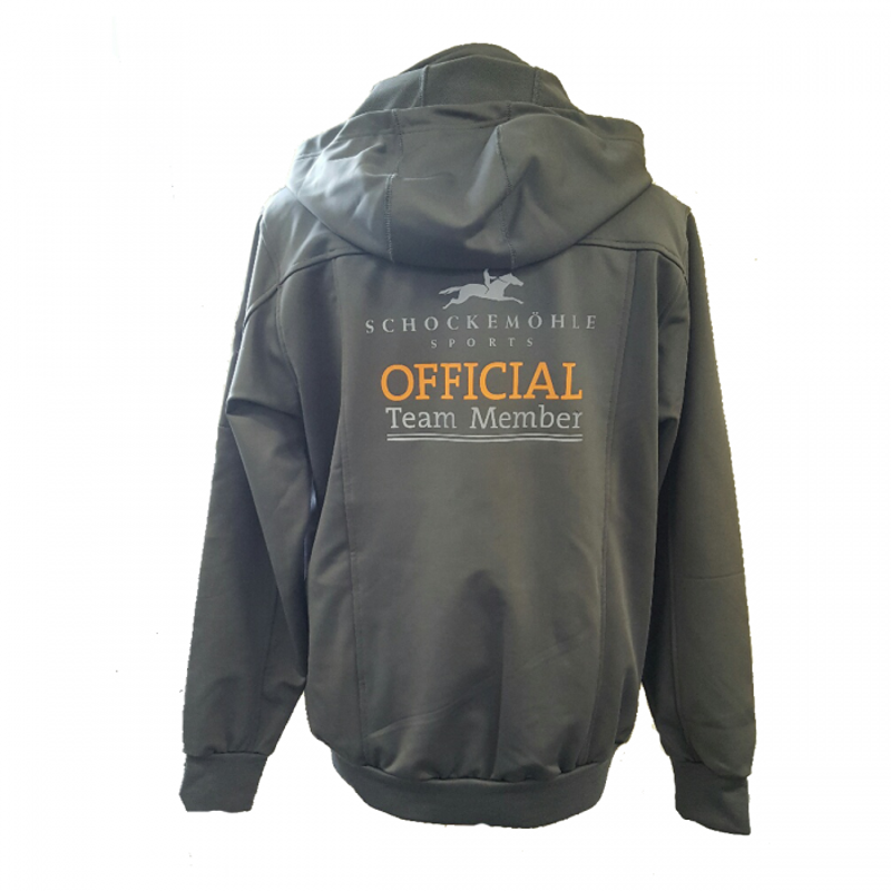 Schockemohle Sonny Unisex Softshell Jacket - Grey/Orange-1