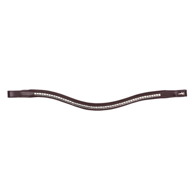 Schockemohle Clincher Select Browband - Espresso/Silver