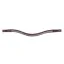 Schockemohle Clincher Select Browband - Espresso/Silver