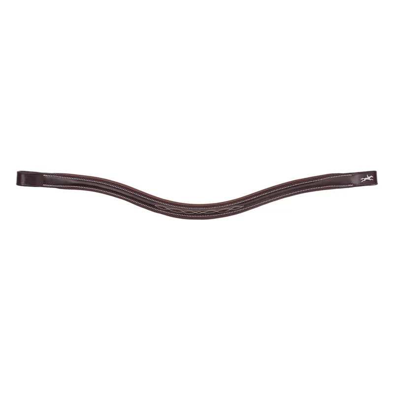 Schockemohle Fancy Select Browband - Espresso/Cream/Silver
