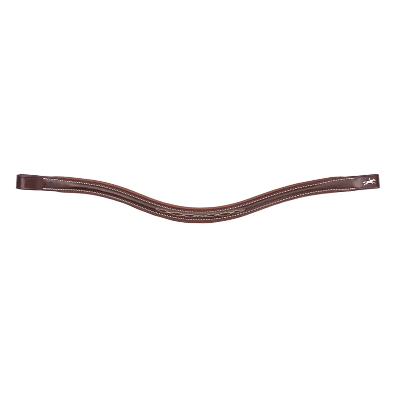 Schockemohle Fancy Select Browband - Royal Oak/Cream/Silver
