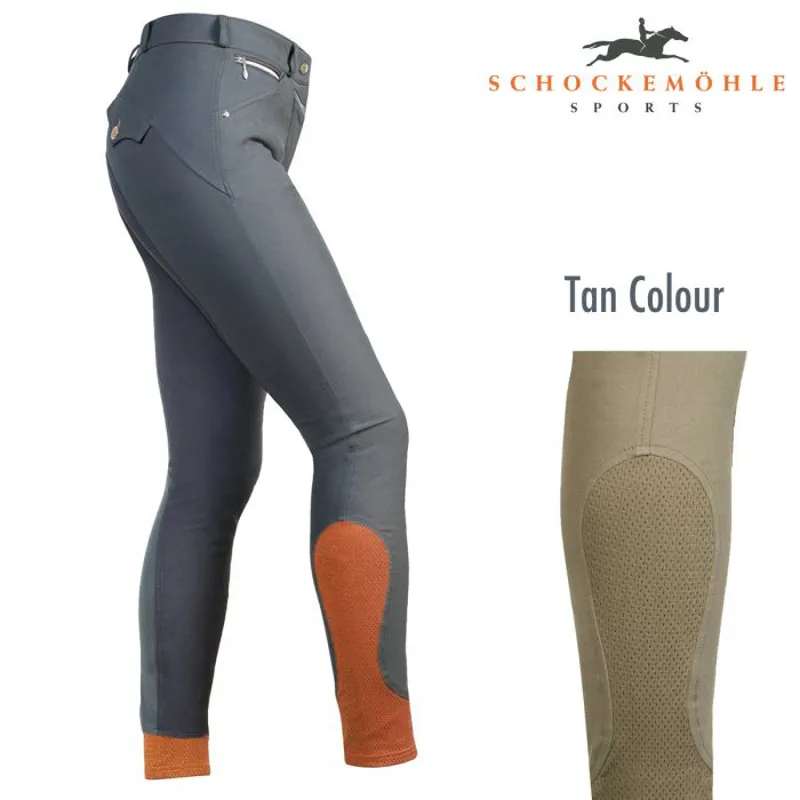 Schockemohle Equinox Jumper Carina Ladies Full Seat Breeches - Navy