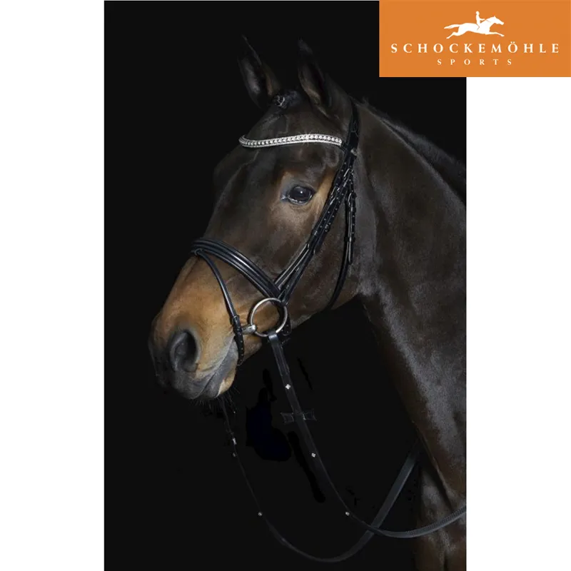 Schockemohle Da Vinci Xtreme Bridle - Black/Gunmetal