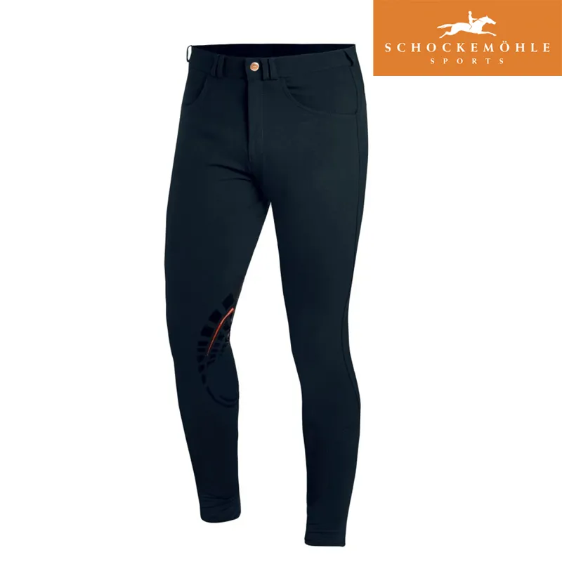Schockemohle Draco Grip Mens Breeches - Navy