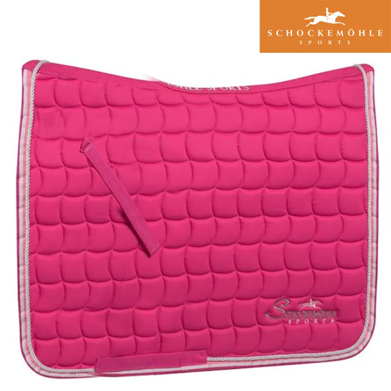 Schockemohle Dynamic D Style Saddlepad - Raspberry