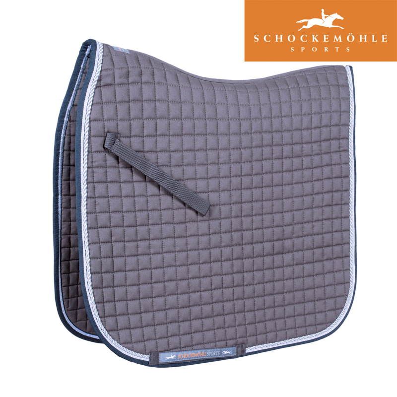 Schockemohle Neo Star Dressage Saddle Pad - Graphite