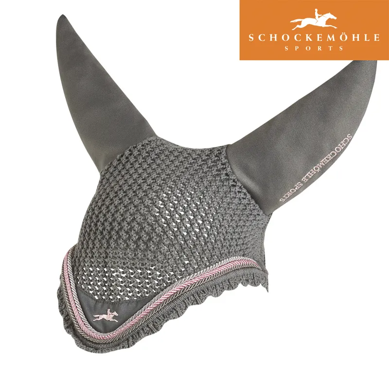 Schockemohle Style Fly Veil - Asphalt Grey
