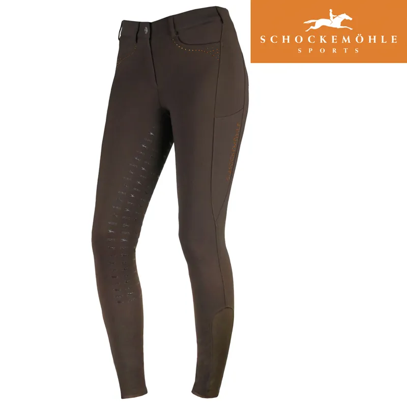 Schockemohle Victory Full Seat Breeches - Dark Brown