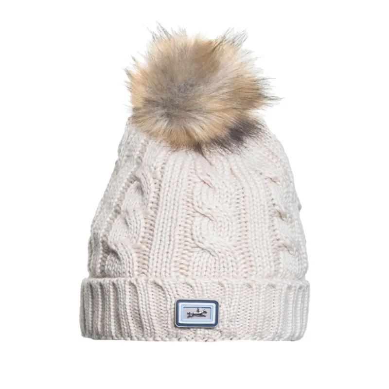 Schockemohle Baila Beanie Knitted Hat - Off White