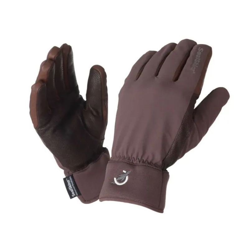 Sealskinz Unisex Performance Competition Riding Gloves - Brown
