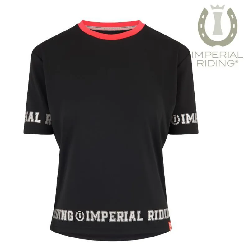 Imperial Riding Shimmer T-Shirt - Black