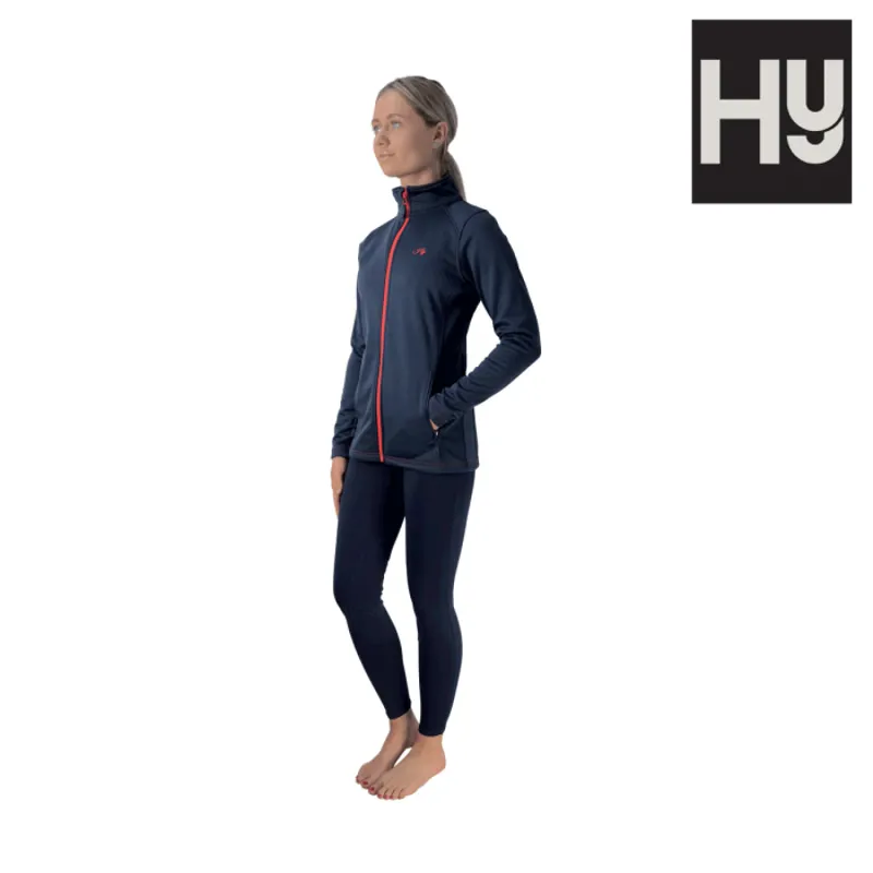 Hy Signature Softshell Jacket - Navy/Red