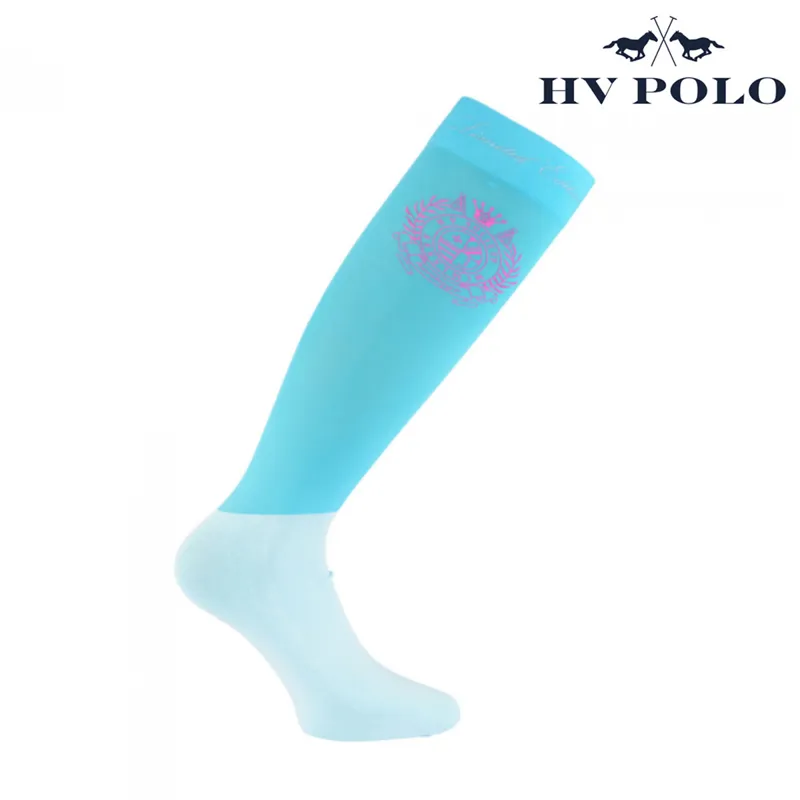 HV Polo Favouritas LTE Boot Socks - Sky Blue