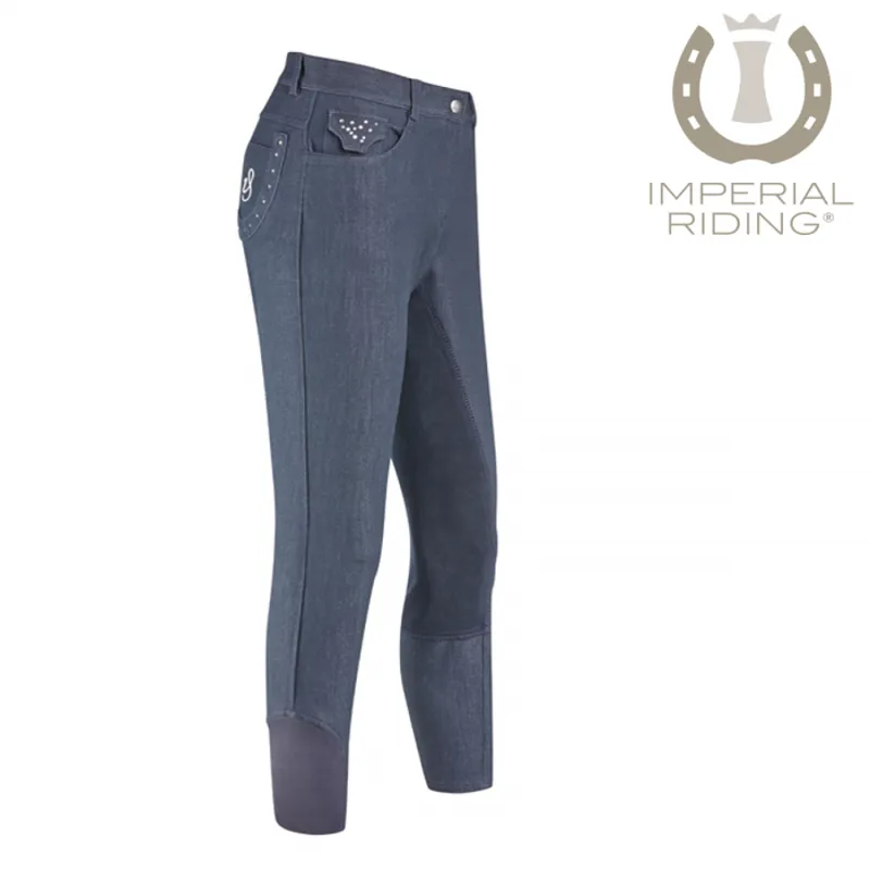 Imperial Riding Sparkling Full Seat Breeches - Denim