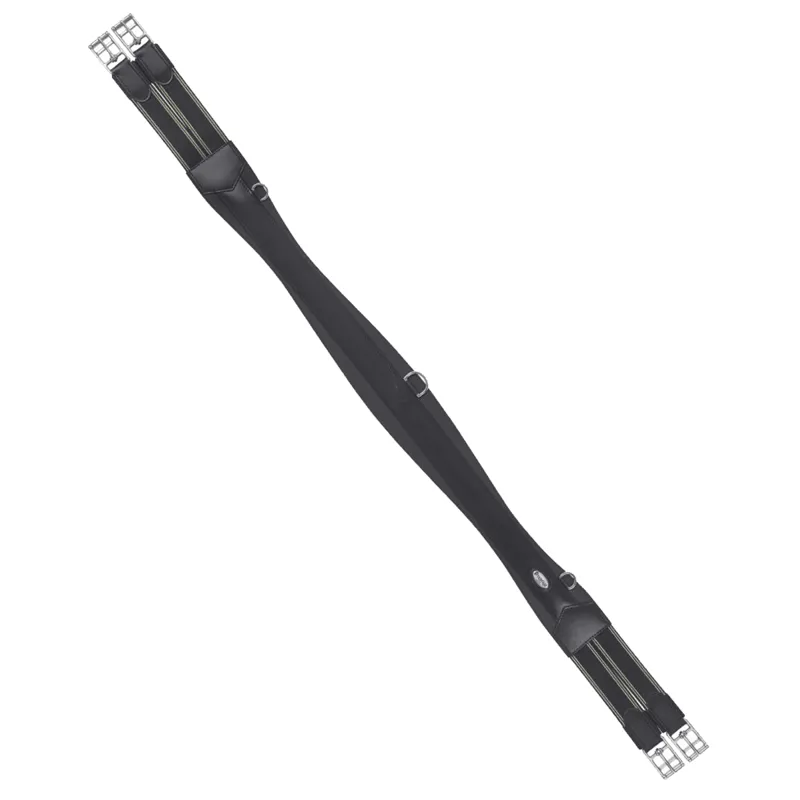 Prestige Split-end Girth with Elastic - Black