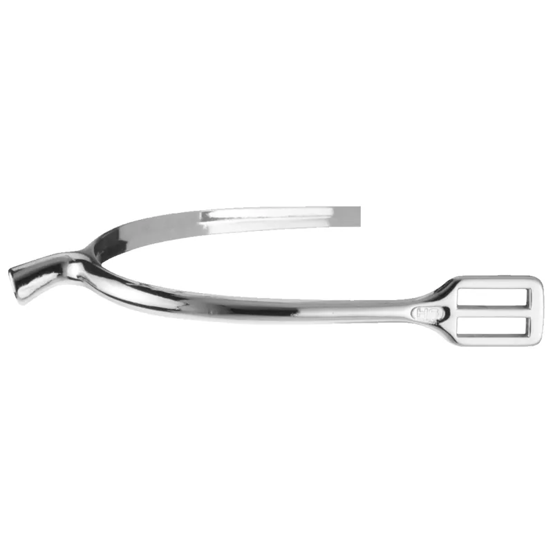 Sprenger Pony Spurs Chrome Polished - 15mm - No Rowel 