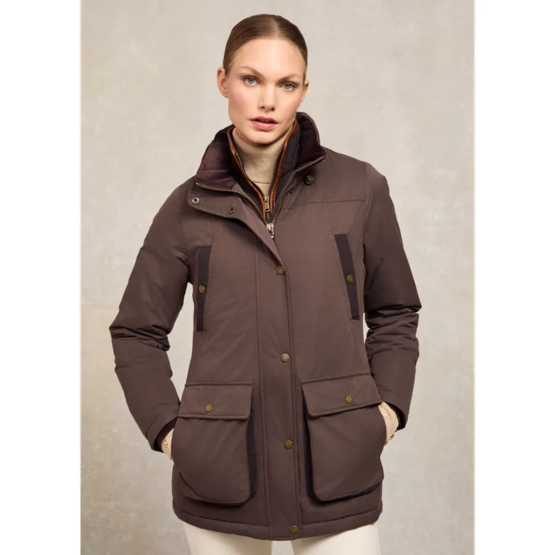 Holland Cooper Stamford Country Coat - Chocolate