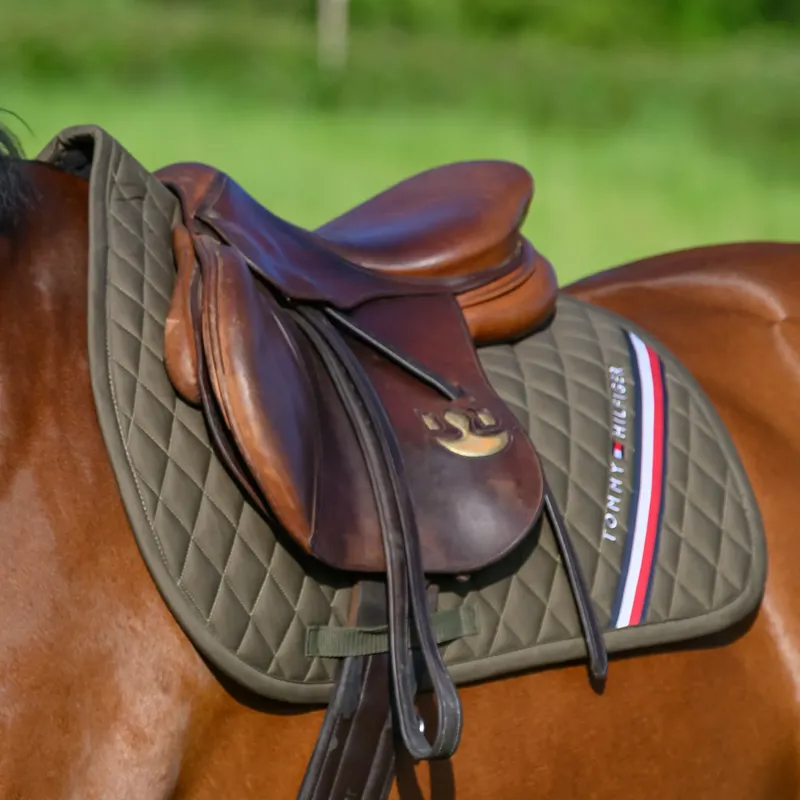 Tommy Hilfiger Stanford Jumping Saddlepad - Utility Olive-6