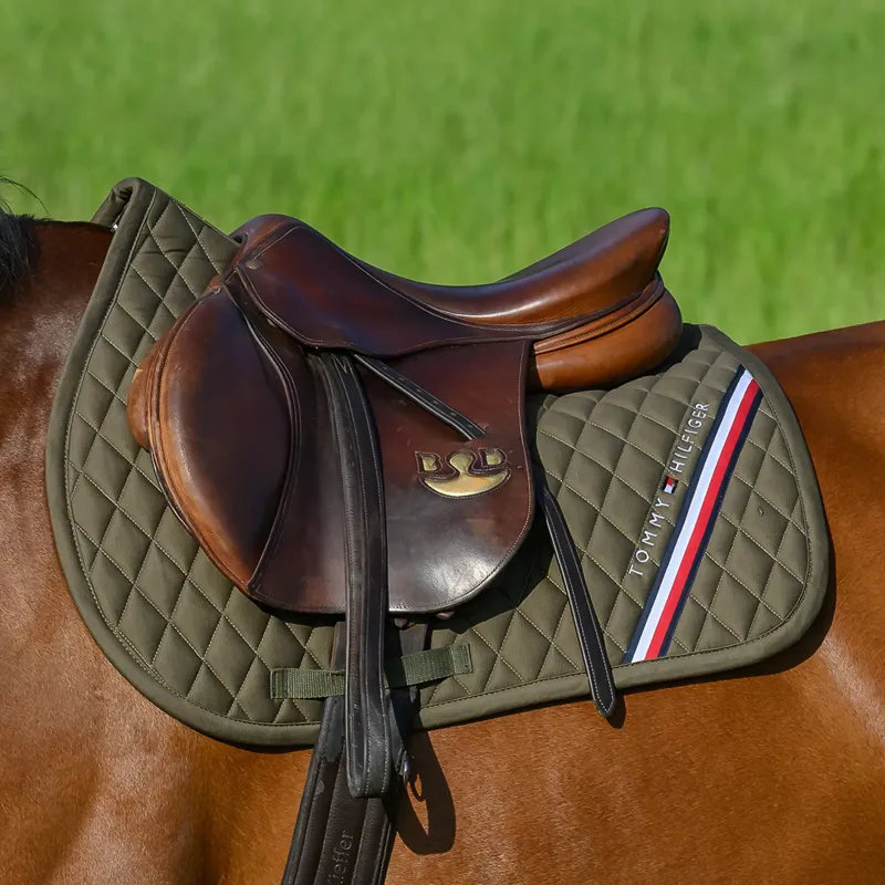 Tommy Hilfiger Stanford Jumping Saddlepad - Utility Olive-5