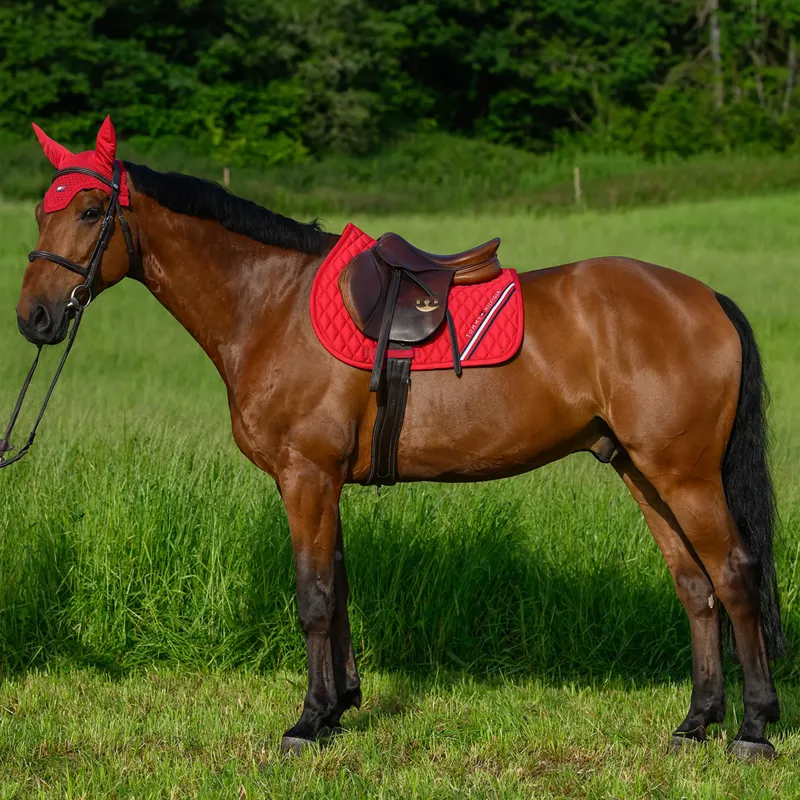 Tommy Hilfiger Stanford Jumping Saddlepad - Primary Red-7