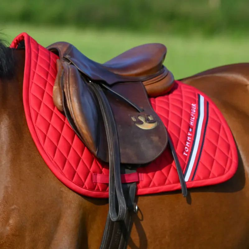 Tommy Hilfiger Stanford Jumping Saddlepad - Primary Red-6
