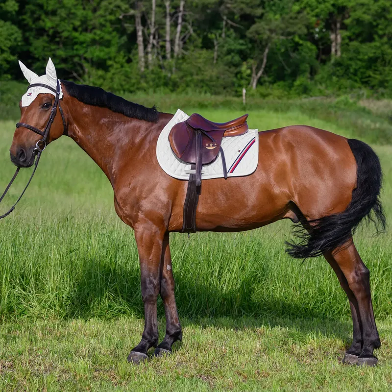 Tommy Hilfiger Stanford Jumping Saddlepad - Optic White-7