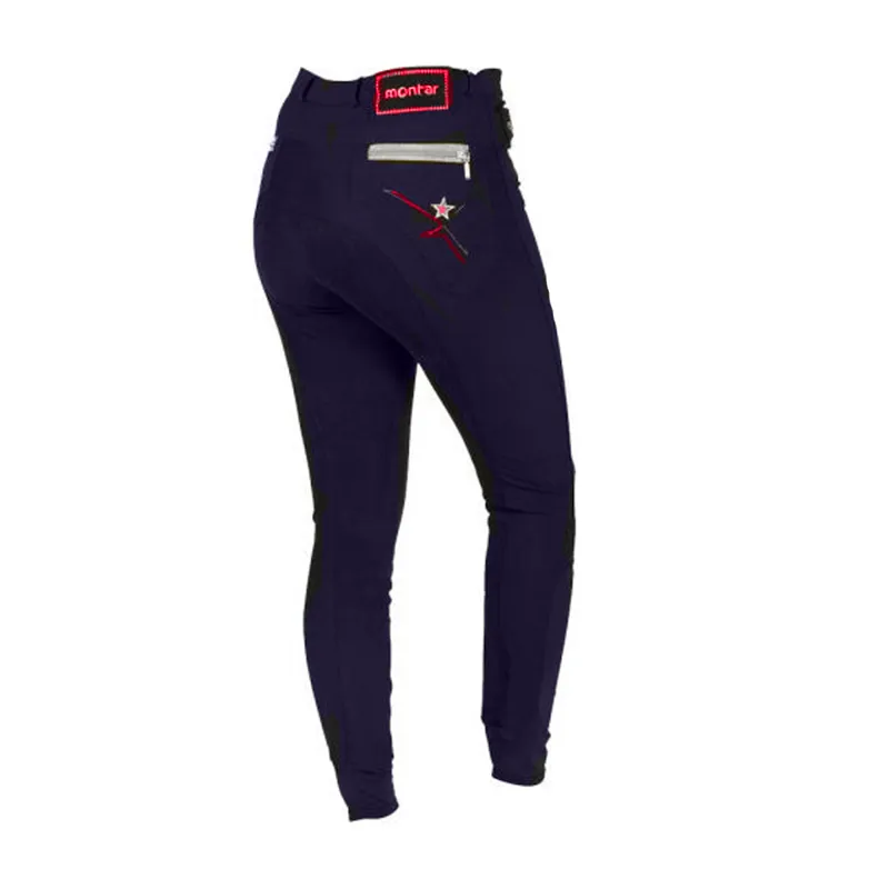 Montar Star Kids Full Seat Breeches - Blue