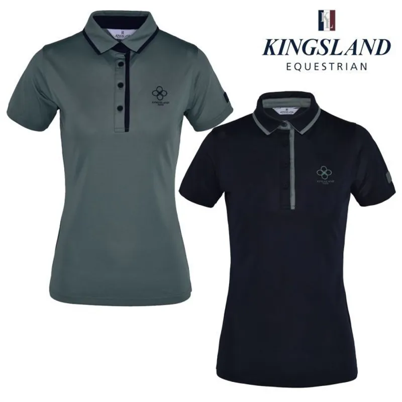 Kingsland KL star Recycled Ladies Shirt - Green Laurel-2