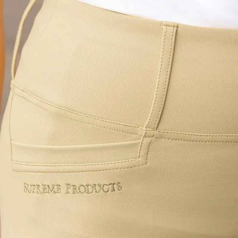 Supreme Products Champion Show Rider Competition Breeches - Oatmeal Beige-1