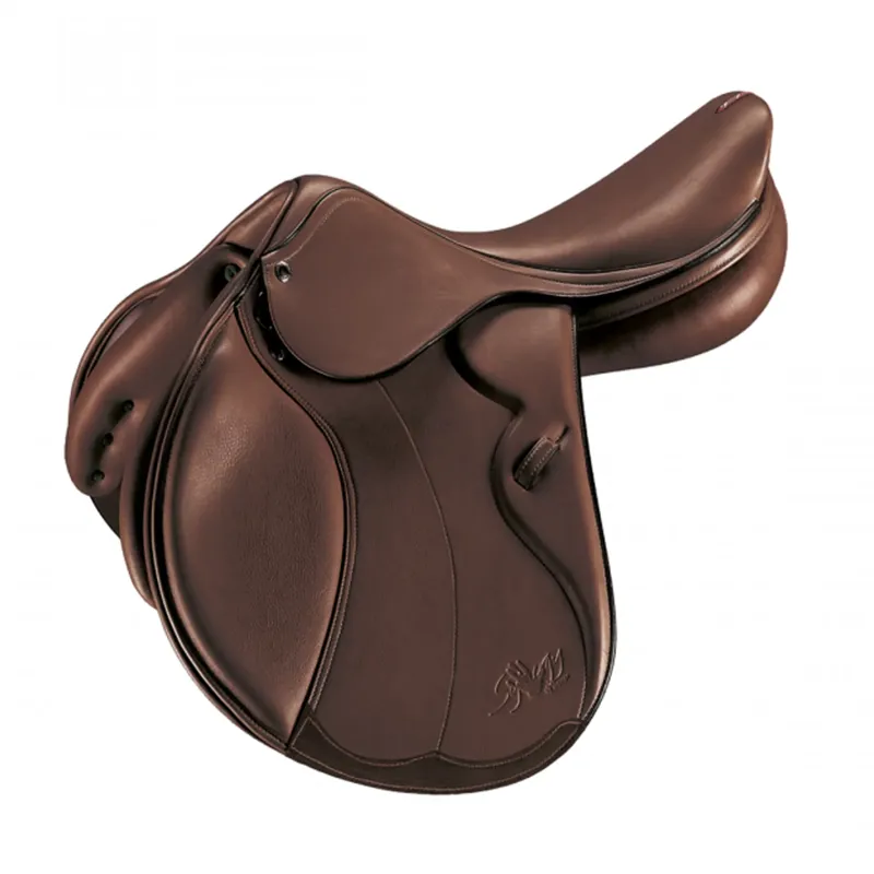 Equipe Synergy Special Double Flap Jump Saddle - Brown - 17 inch Medium