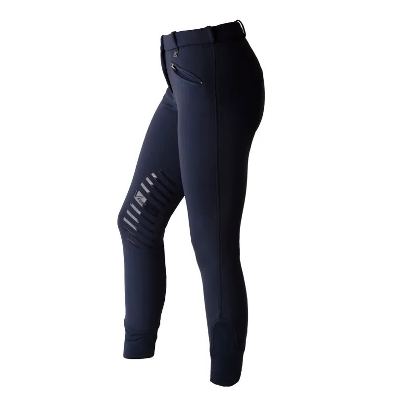 Mark Todd Ladies Winter Performance Breeches - Navy