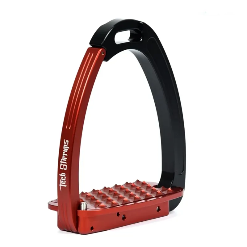 Tech Stirrups Venice Young - Black/Red