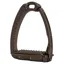 Tech Venice Children's Sloped Evo Safety Stirrups - Brown Leopard