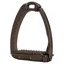 Tech Venice Sloped Evo Safety Stirrups - Brown Leopard