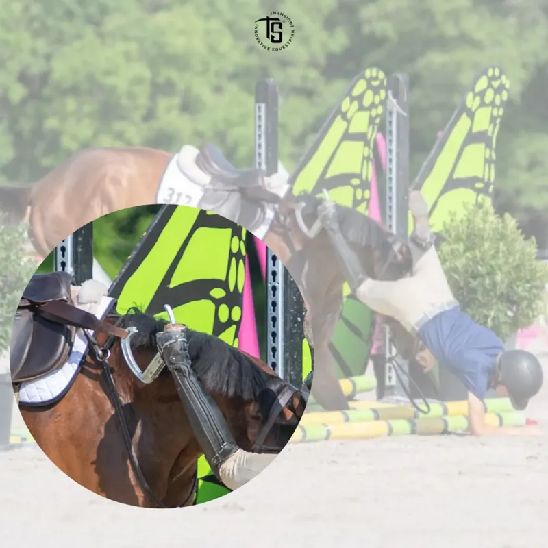 Tech Venice Sloped Evo Safety Stirrup - Black/Black/Swarovski Crystal-2