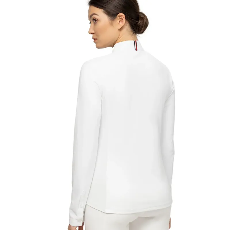 Tommy Hilfiger Women's Charlotte Button Up Show Shirt - Optic White-1