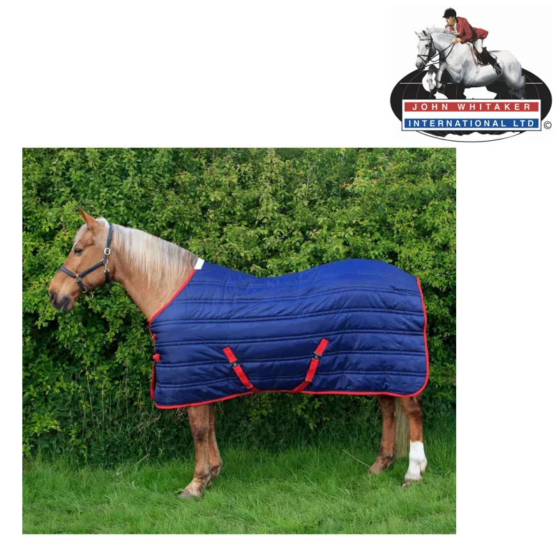 John Whitaker Thomas 300g Stable Rug - Navy/Red