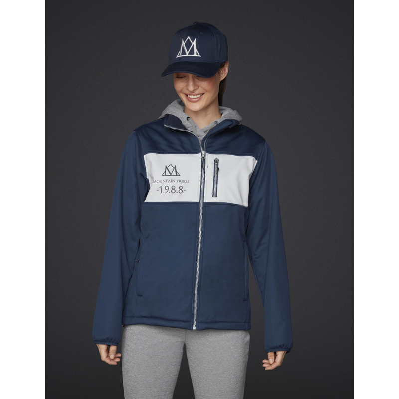 Mountain Horse Ladies Tile Softshell Jacket - Navy-2