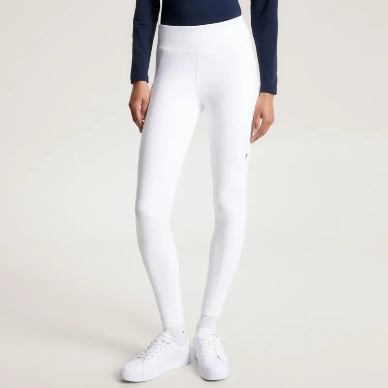 Tommy Hilfiger Monaco Winter Competition Leggings Full Grip - White