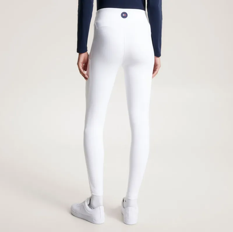 Tommy Hilfiger Monaco Winter Competition Leggings Full Grip - White-1