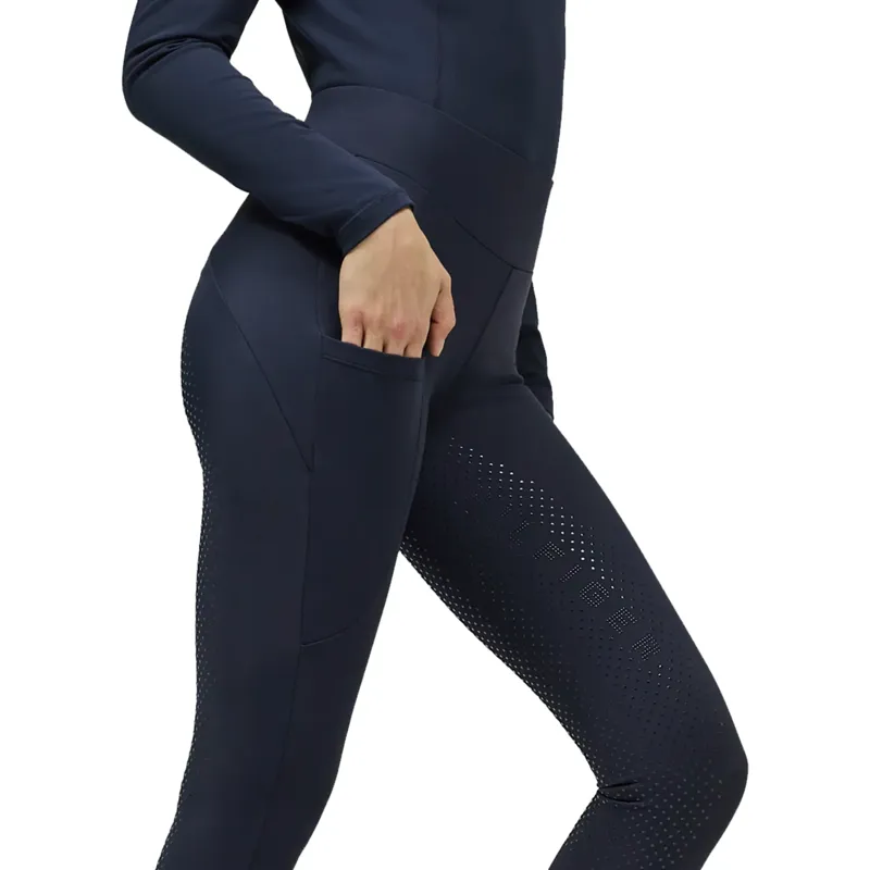 Advent Day 12 - Tommy Hilfiger Elmira All-Year Rhinestone Full Grip Leggings - Desert Sky-4