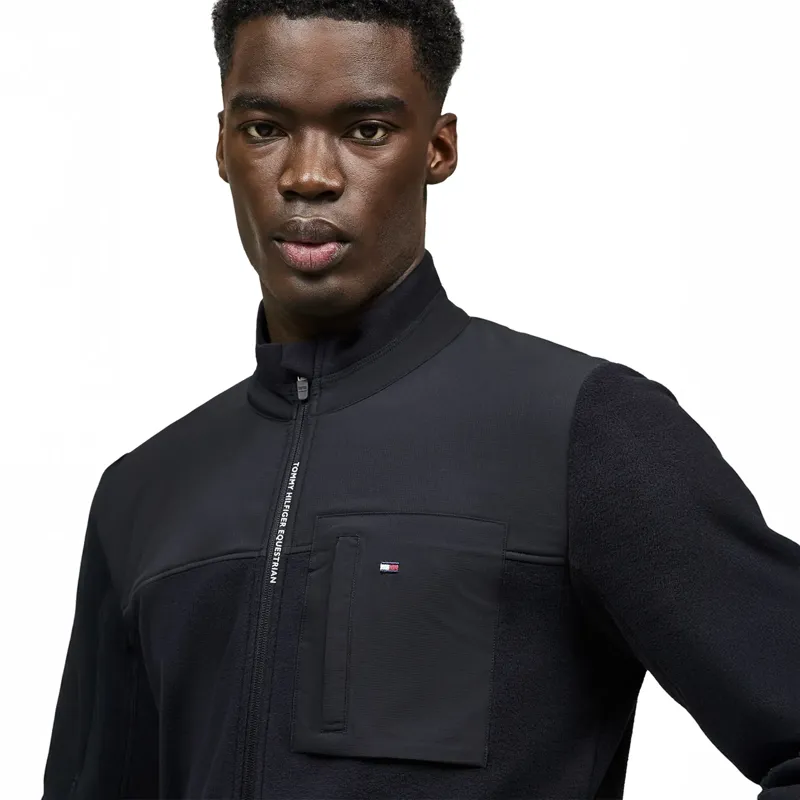 Tommy Hilfiger Men's Woodstock Fleece Jacket - Desert Sky-4