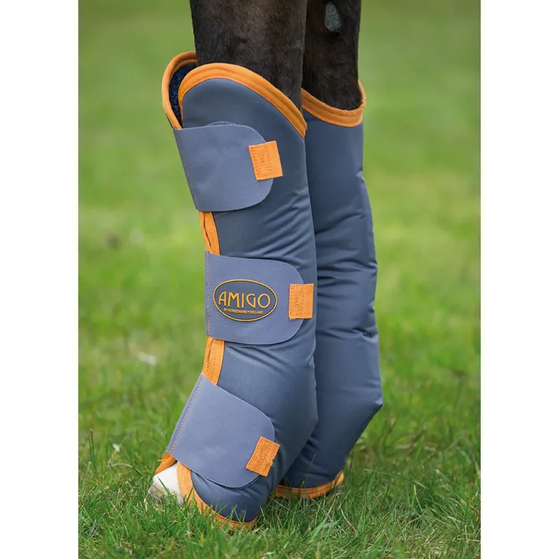 Horseware Amigo Travel Boots - Excalibur/Orange