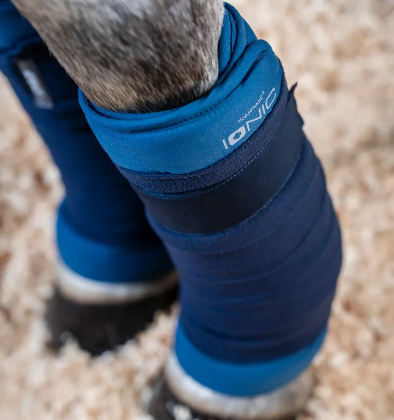 Horseware Ionic Bandage Pads - Set of 2 - Imperial Blue-4