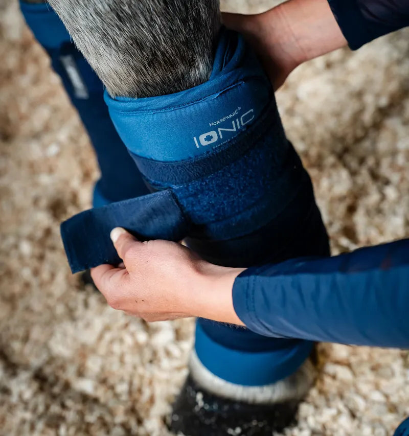 Horseware Ionic Bandage Pads - Set of 2 - Imperial Blue-3