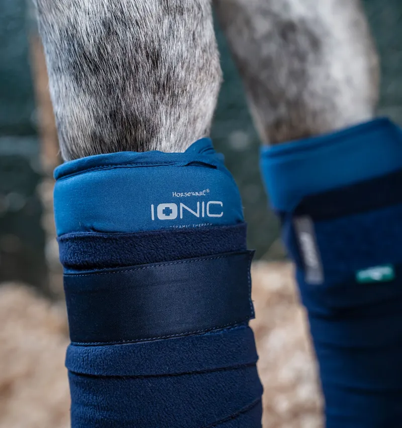 Horseware Ionic Bandage Pads - Set of 2 - Imperial Blue-1