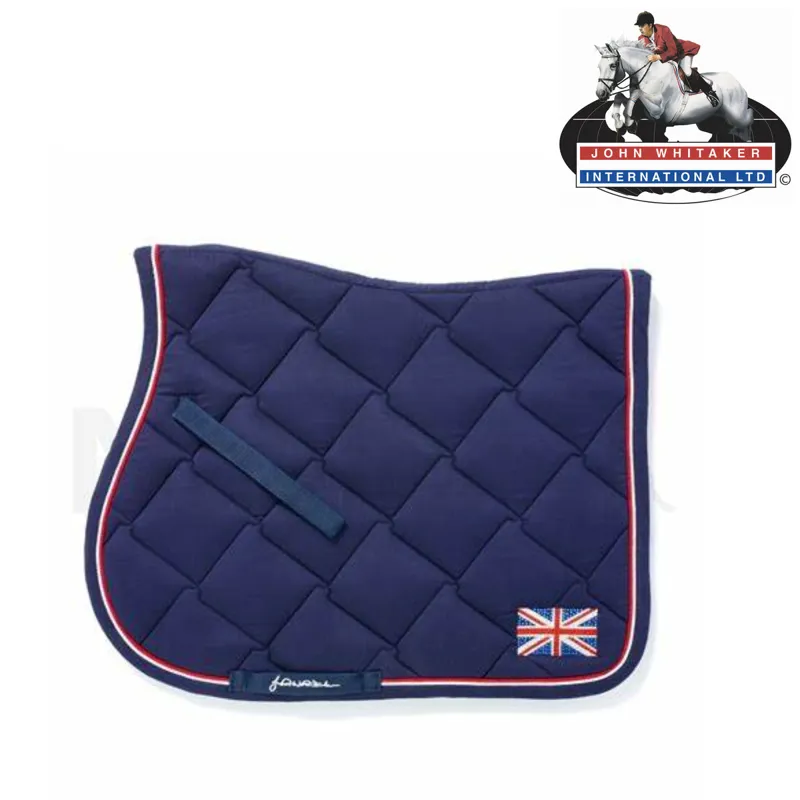 John Whitaker Bling Union Jack Saddlepad - Navy 